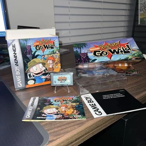Rugrats Go Wild (Nintendo Game Boy Advance, 2003) Clean CIB Tested And Working !
