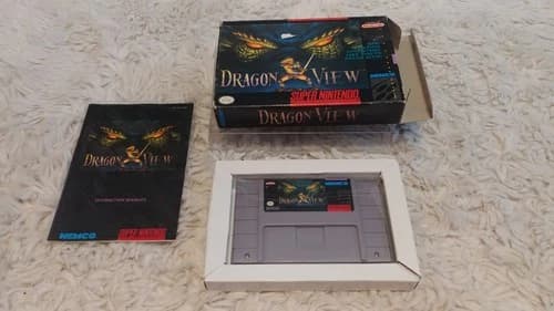 Dragon View ~ Super Nintendo ~ CIB ~ SNES - Complete with Box and Manual ~