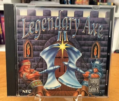 The Legendary Axe II 2 (TurboGrafx 16) Complete with Case and Manual