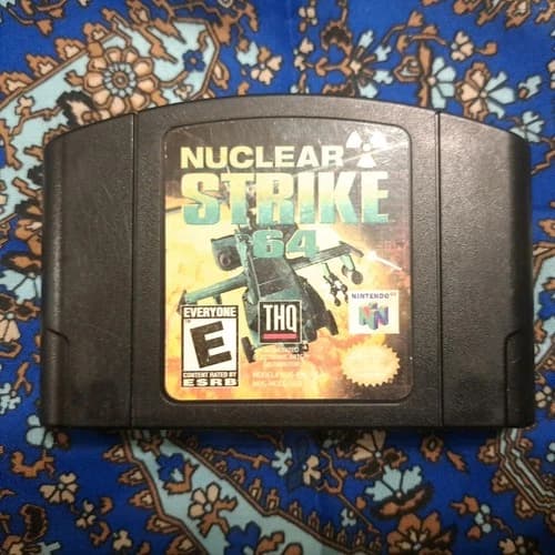 Nuclear Strike 64 (1999, Nintendo 64) N64 Cleaned & Tested