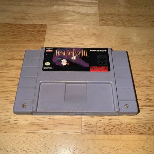 Final Fantasy III (Super Nintendo) Tested & Working Authentic