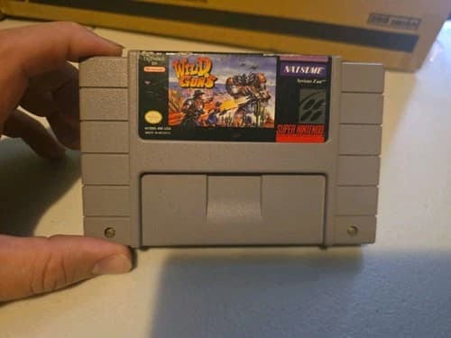 Wild Guns (Super Nintendo SNES, 1995) Cart Only Authentic, Tested & Working
