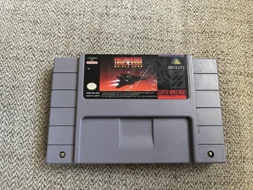 Turn and Burn: No-Fly Zone Super Nintendo SNES Cartridge