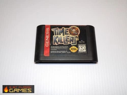Time Killers GAME ONLY - Sega Genesis - 1118a