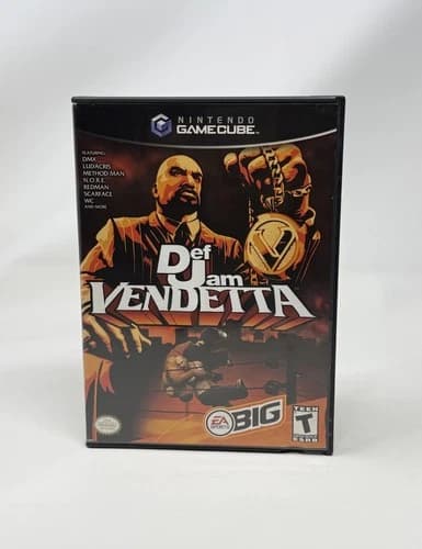 Def Jam Vendetta Nintendo GameCube Complete CIB Black Label Pristine Disc Tested