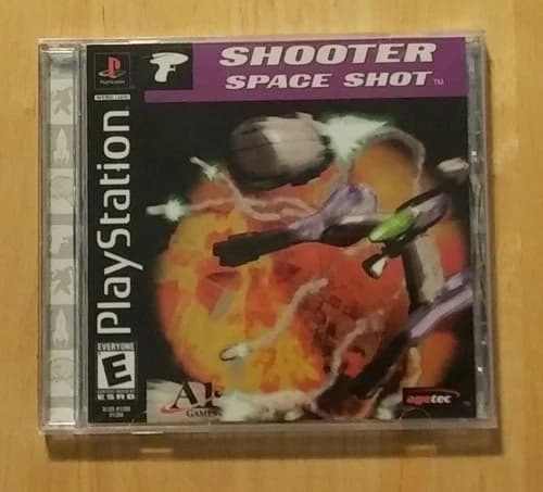 Shooter: Space Shot - Sony PlayStation PS1 Video Game - CIB Tested & Working
