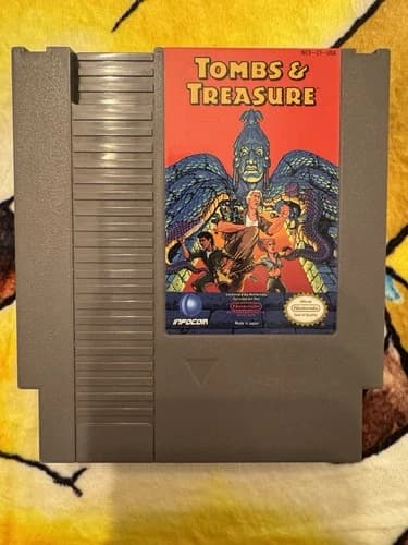 Tombs and Treasure (NES)Works Authentic🔥Nice!