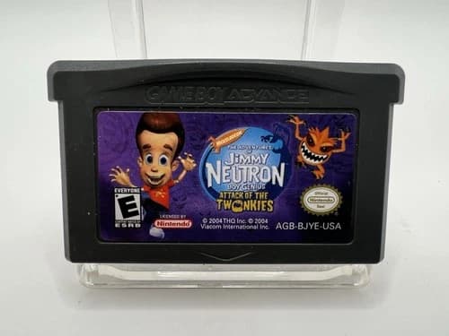 Jimmy Neutron Attack of the Twonkies Gameboy Advance GBA Tested Works