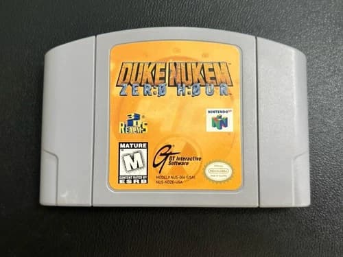 Duke Nukem Zero Hour N64 Game Tested Working Authentic Nintendo 64