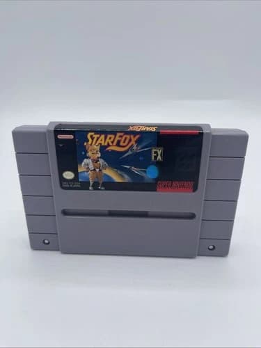 Star Fox (Super Nintendo Entertainment System, 1993) Authentic Cart Only