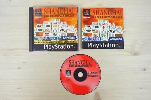 PS1 - Shanghai True Valor - (CIB, with manual)