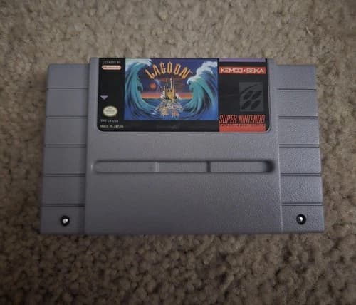 Kemco/Seika Lagoon Super Nintendo SNES SUPER NES NTSC-U/C 1991 US/Canada