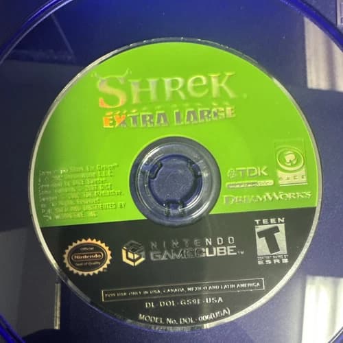 Shrek: Extra Large **Disc Only**(Nintendo GameCube, 2002) GC Tested Works