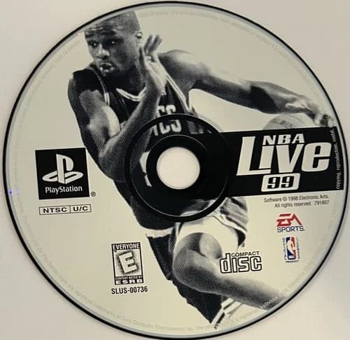 NBA Live '99 (Sony PlayStation 1, PS1) DISC ONLY | NO TRACKING | M187