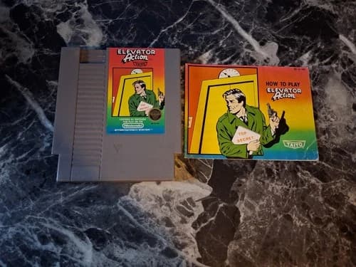 Elevator Action Nintendo NES Authentic Tested Contacts Cleaned