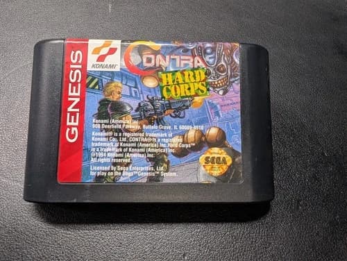Contra: Hard Corps (Sega Genesis) Cartridge Only