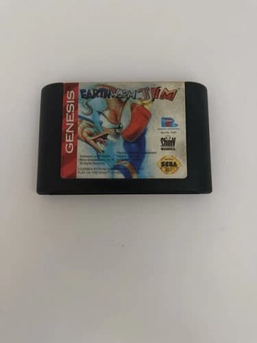 Earthworm Jim (Sega Genesis, 1994) CARTRIDGE ONLY TESTED