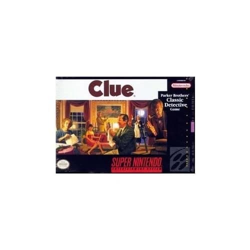 Clue For Super Nintendo SNES Board Games 0E