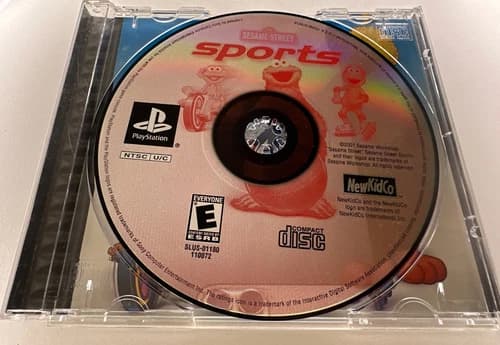 Sesame Street Sports PS1 PlayStation 1 2001