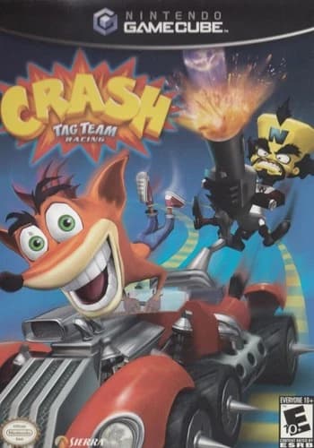 Crash: Tag Team Racing NINTENDO GAMECUBE bandicoot combat karting race car game!