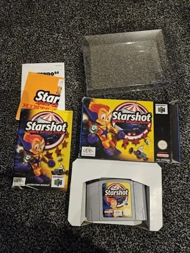 Starshot Space Circus Fever Nintendo N64 Game Boxed And Complete
