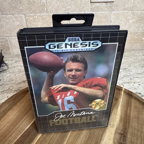 Joe Montana Football (Sega Genesis, 1991) Complete And Clean Tested
