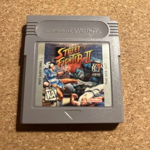 Street Fighter II, Nintendo Game Boy Cart Only Authentic Tested working