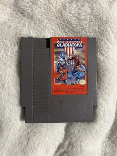 American Gladiators Nintendo Entertainment System NES Game Cartridge 1991 Tested