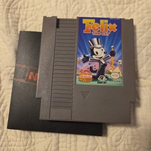Felix The Cat Nintendo NES Game Cartridge 1985 Genuine