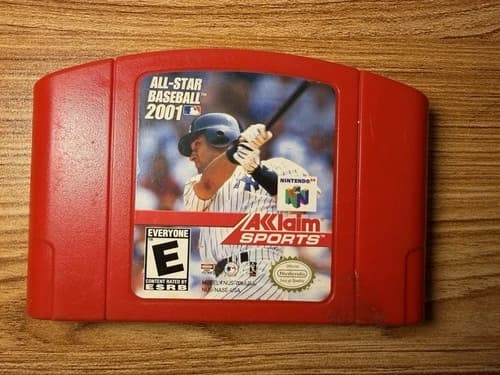All Star Baseball 2001 Nintendo 64 N64 Video Game