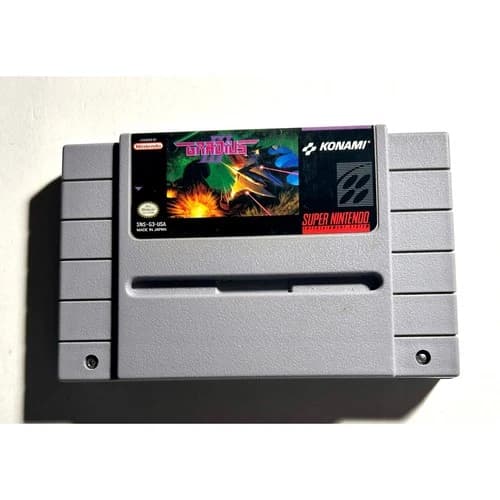 Gradius III 3 (SNES Super Nintendo)🔥Works Authentic Nice shape!