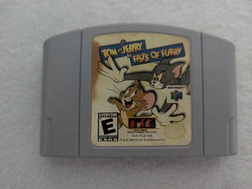 Tom and Jerry Fists of Fury Nintendo 64 N64 Cartridge Only Tested Authentic