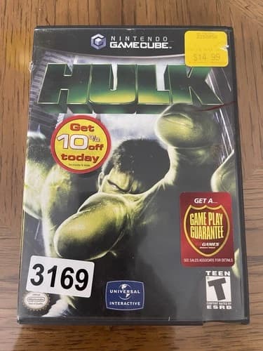 Hulk (Nintendo GameCube, 2003) CIB Complete w/ Manual