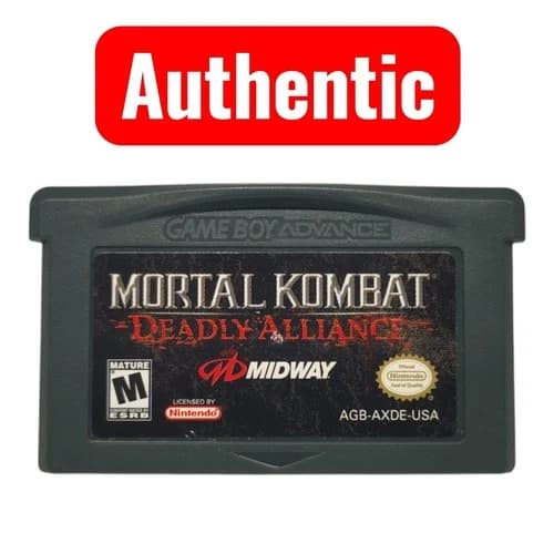 Mortal Kombat Deadly Alliance (Nintendo Game Boy Advance 2002) GBA Authentic B18