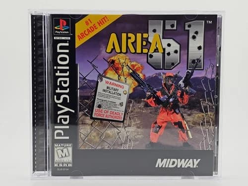 Sony Playstation 1 PS1 Area 51 CIB Cleaned & Tested