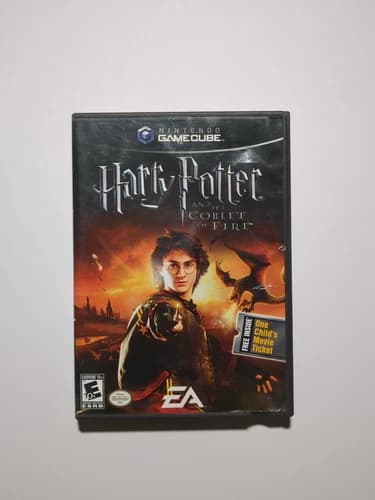 Harry Potter and the Goblet of Fire (Nintendo GameCube, 2005), CIB w/Ticket