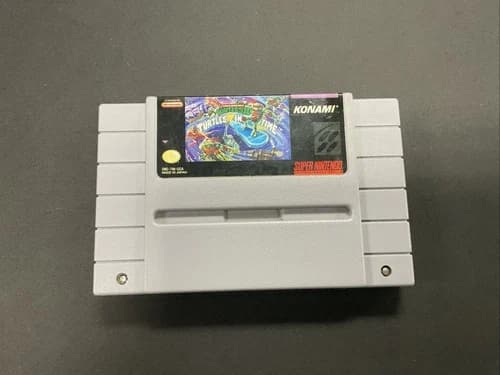 Teenage Mutant Ninja Turtles IV Turtles in Time - SNES 1992 - Authentic