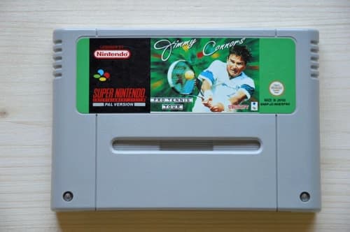 SNES - Jimmy Connors: Pro Tennis Tour for Super Nintendo