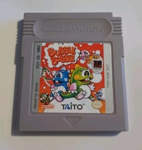 Bubble Bobble (Nintendo Game Boy system) USA GAME AUTHENTIC - TESTED