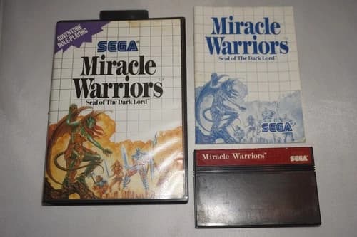 Miracle Warriors: Seal of the Dark Lord (Sega Master System SMS) Complete