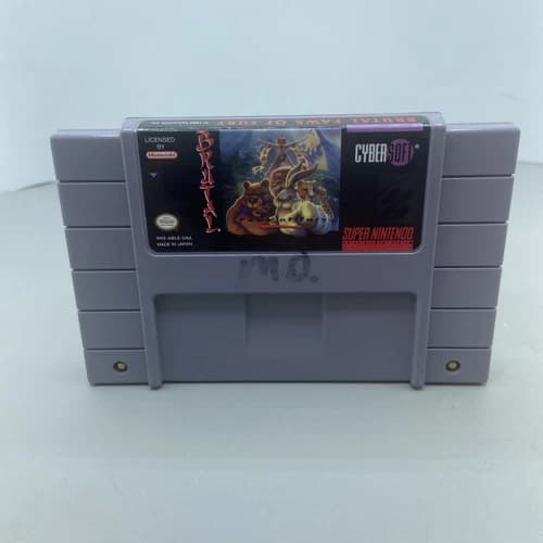 Brutal Paws of Fury - Authentic Super Nintendo Game SNES - Tested