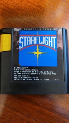 Starflight (Sega Genesis, 1991) Cart Only