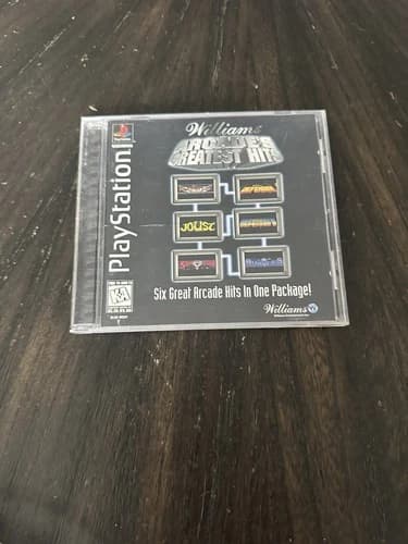 PlayStation 1 PS1 Game Williams Arcades Greatest Hits CIB Complete In Box