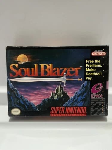 Soul Blazer (Super Nintendo Entertainment System, 1992) - CIB Complete Excellent