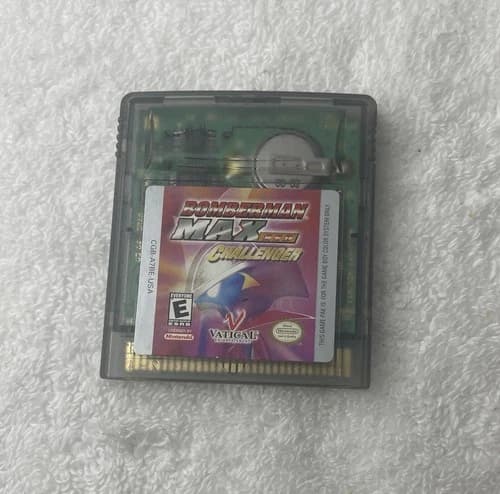 Bomberman MAX Red Challenger (Nintendo Game Boy Color, 2000) GBC-Cleaned-Tested