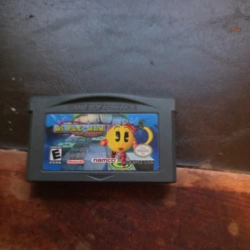 Ms. Pac-Man: Maze Madness (Nintendo Game Boy Advance GBA, 2004) Cart Only Tested
