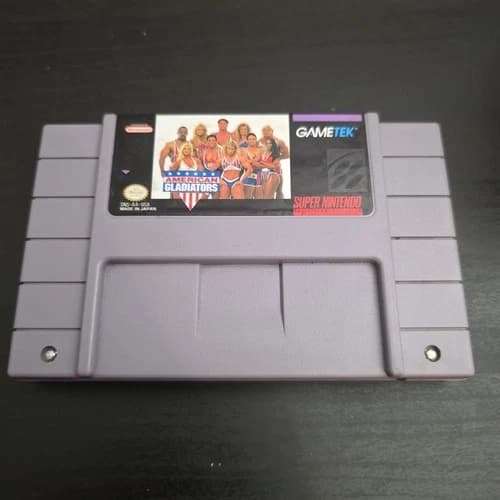 American Gladiators (GameTek, Nintendo SNES) Game Cart Only - Tested