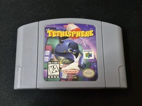 Tetrisphere (Nintendo 64, 1997) N64 Authentic Game Cartridge