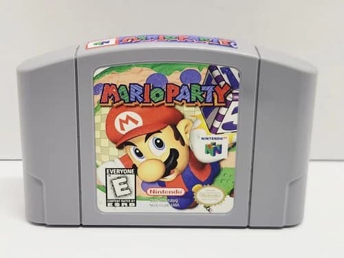 Mario Party (Nintendo 64, 1999) N64 Authentic Tested Cartridge Only