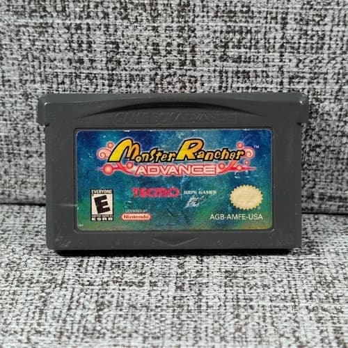 Monster Rancher Advance (GameBoy Advance, 2001) Tested Working Saves GBA